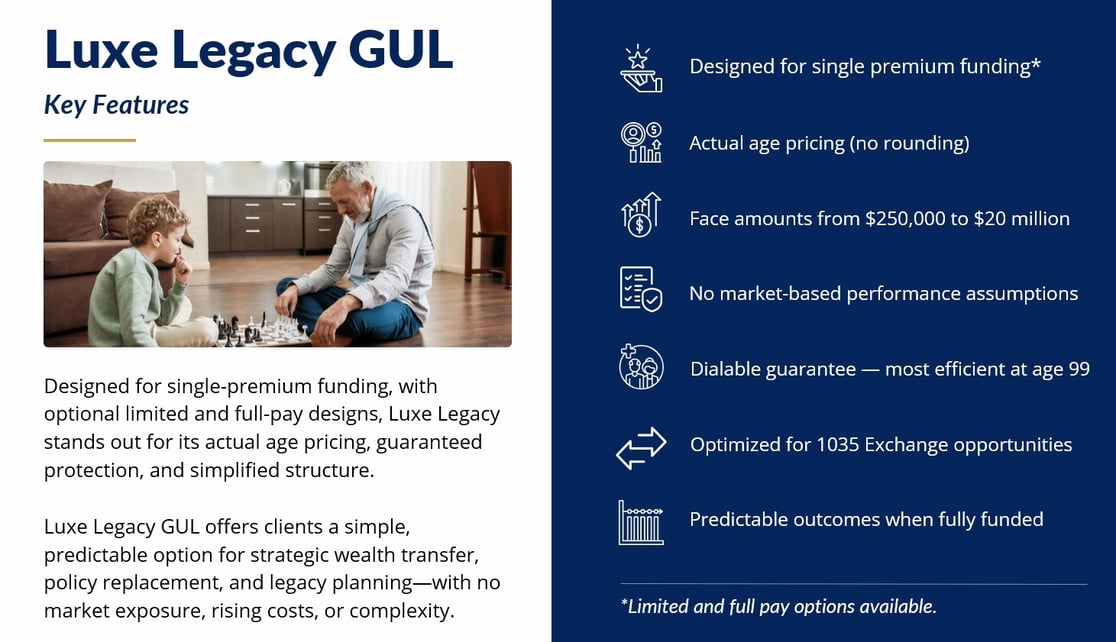 Luxe Legacy GUL